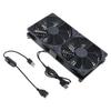 USB Powered Cooling Fan Stand 120mm for Router Rack DIY Audio Video Network Cabinet Server Workstation Mining Machine Laptop Cooler
