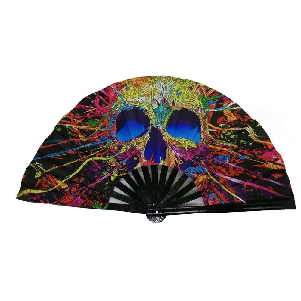 Handheld Bamboo Wood Gift Large Summer Supplies Dancing Fan Festival Decor Folding Hand Fan