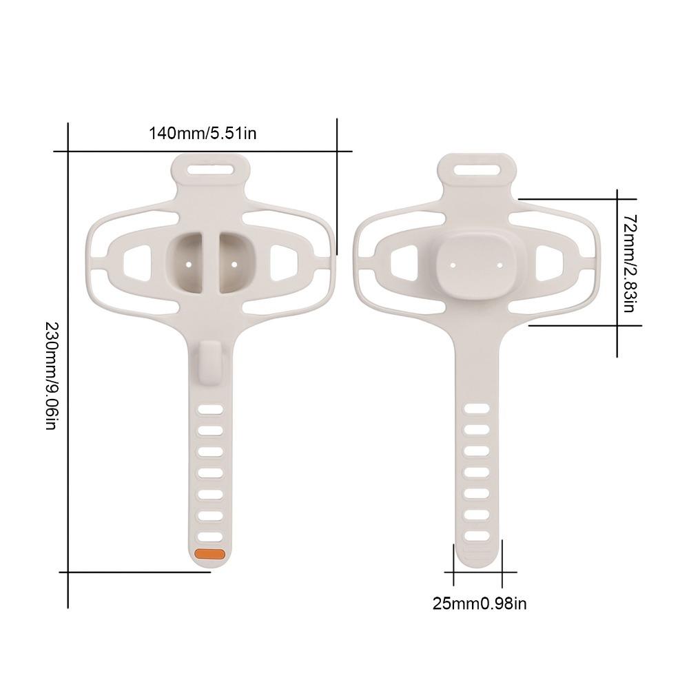 Silicone Bike Phone Mount Flexible Bike Phone Holder Durable Bicycle Phone Holder  Folding Bike Use