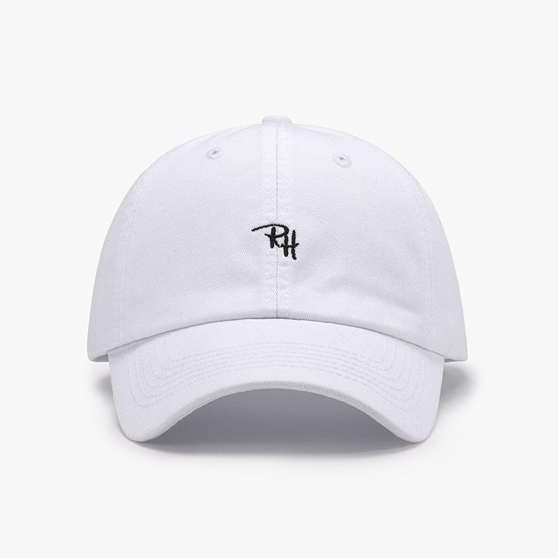 Hat Women's Spring Outdoor Soft Top Letter Embroidery Men's Baseball Cap Fashion Versatile Curved Brim Washed Cap Tide