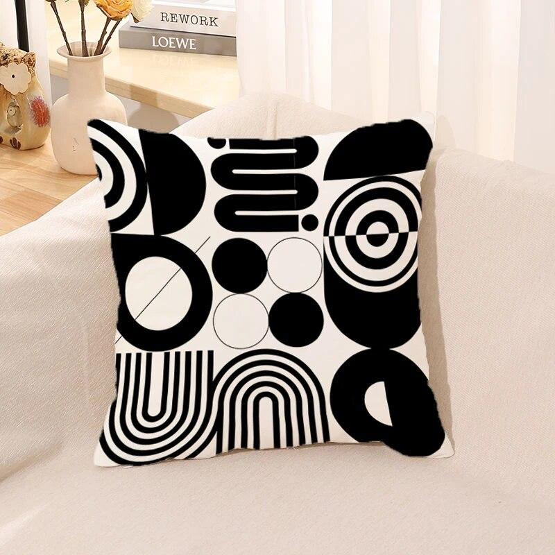 Nordische Geometrische Linien Kissenbezug Sofa Kissenbezug Körper Schlafkissen Bett