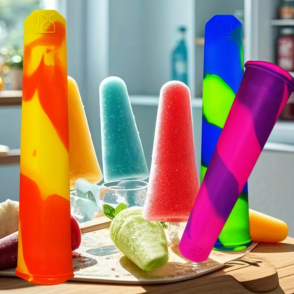 4pcs/8pcs Silicone Popsicle Molds, Reusable and Easily Detachable Popsicle Molds, Yogurt Bars, and Jelly, Kitchen Tools and Accessories