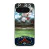 Phone Case - MANIACASE - Google Pixel 9 Pro - TPU Silicone - Black - Paris Saint Germain Benfica