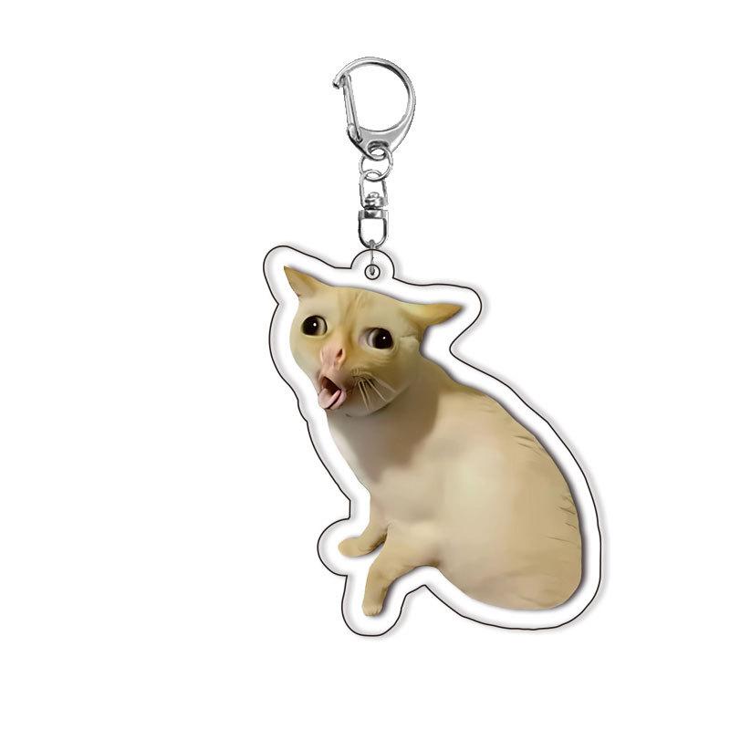 Cute Cartoon Acrylic Keychain