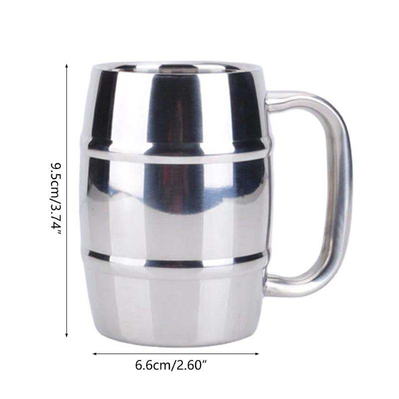 Stainless Steel Drinking Mug Reusable Water Tumblers Shatterproof Drinking Cups Perfect for Parties Outdoor Activities