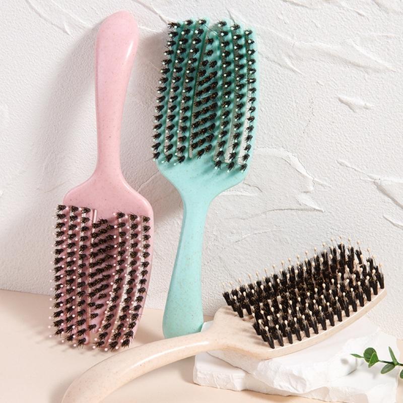 Friendly Hollow Hair Comb For Long Curly Hair Gentle Scalp Massage Tool Portable Storage Box