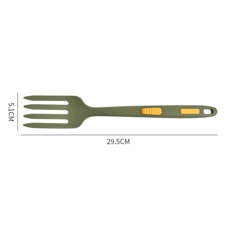 New Silicone Fork Modern Simple Multi Style Multi Functional Silicone Cooking Fork Pasta Fork Silicone Flexible Cooking Utensils