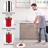Triangle Mop Set - Bucket System Spin Mop Replacement, Washable and Reusable Spin Microfiber Pad for All Floors