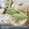 Bedding Four-piece Set, Washed Skin-friendly and Breathable Sheets, Quilt Covers, Pillowcases, Sets