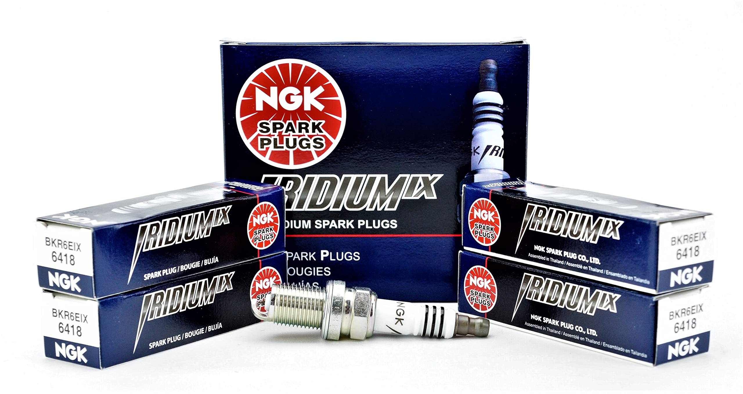 NGK Iridium IX Spark Plug BKR6EIX (Pack of 4) Volkswagen