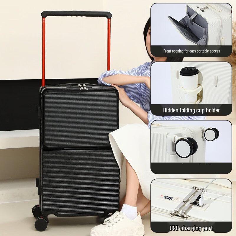 OEING 9666 Series Universal Wheel Trolley Luggage 24 inch