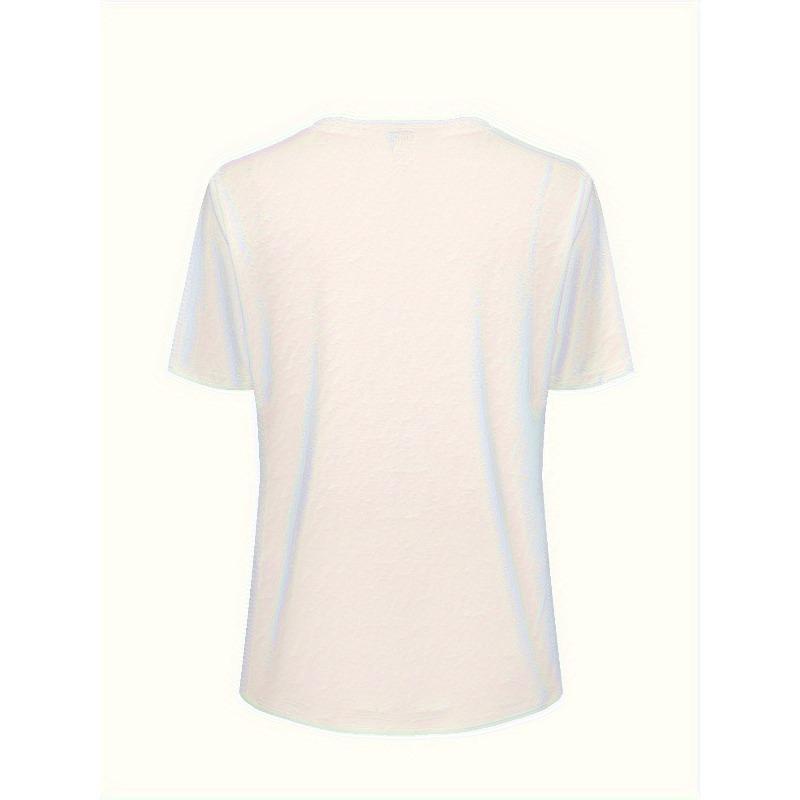 European sizes Men'S Loose Geometric Print T-Shirt | Breathable Summer Essential, Machine Washed Casual Short Sleeve Top with Crew Neck