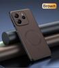 For Redmi Note 14 5G Case Magnetic Leather Shield Cover For Redmi Note 14 5G High Quality Anti-Fingerprint Non-Slip PC+TPU