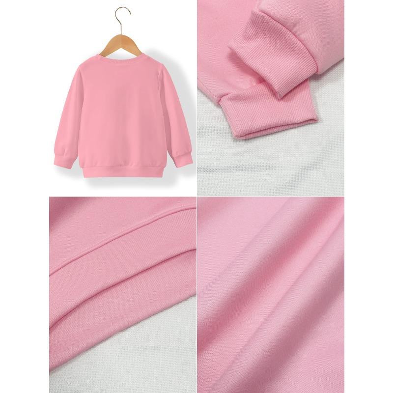 Kids Sweatshirt Daisy Print Sweatshirt - Long Sleeve Round Neck Winter , Casual & Playwear, Soft (Hand Wash) - Autumn Clothing