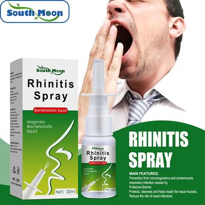 South Moon Nasal Spray Nasal Congestion Itching Runny Nose Sneezing Shuntong Herbal Antibacterial Liquid Nasal Care