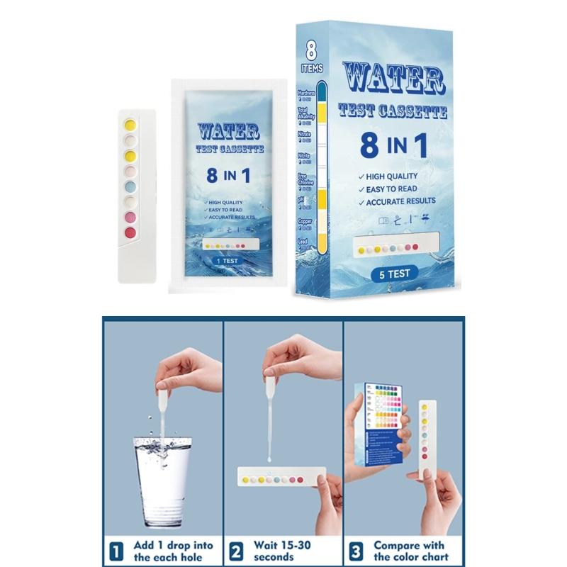 Multiple Parameter Water Testing Strips for Accurate Cyanuric Acid, and Chlorine Detection Comprehensive Quality Check