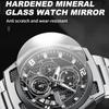 Naviforce Watch for Men Calendar Chronograph Stainless Steel Strap Luminous Waterproof Fashion Casual Outdoor Sports Men's Wristwatch NF8051S