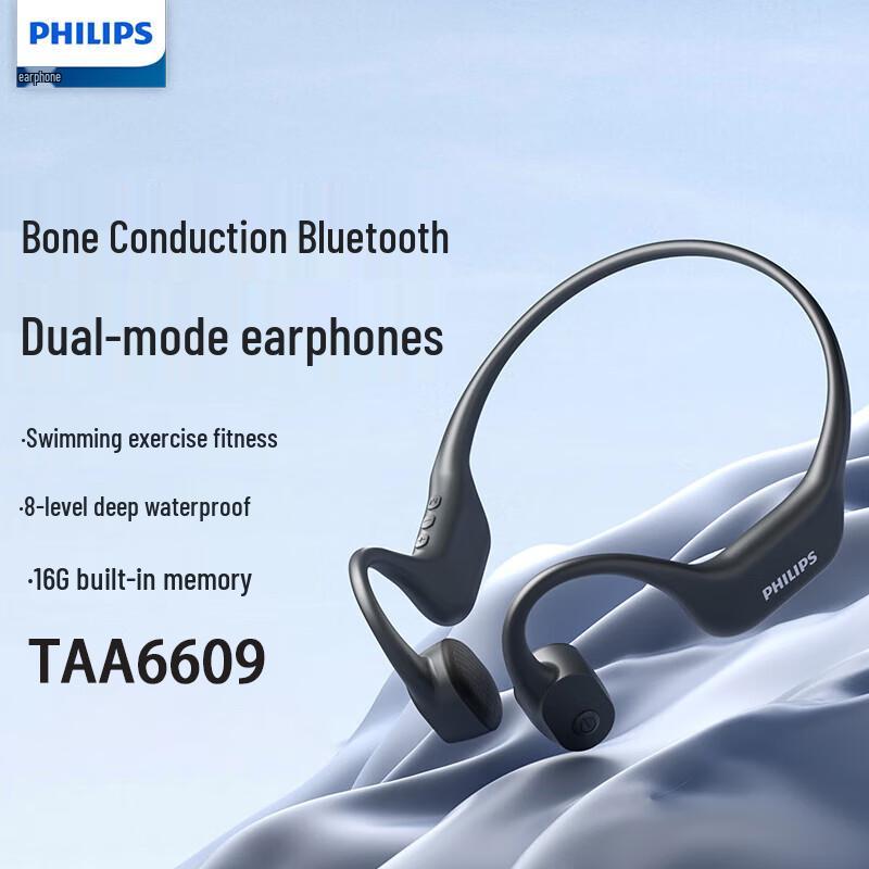 Philips TAA6609 Bone Conduction Bluetooth Sport Headphones
