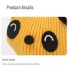 ZHENYUEQI Kids' Warm Panda Cartoon Knitted Hat with Earflaps
