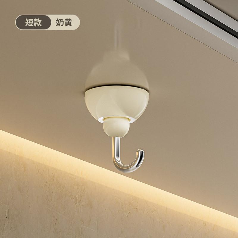 

No Punching Light Luxury Universal Sliding Hook Row Hook Door Strong Load-bearing Storage Hanger Multi-functional Wall Adhesive Hook