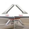 4pcSilver Armrest Car Left Right Interior Door Handle Inner Panel Pull Trim Cover for Toyota Camry 2006 2007 2008 2009 2010 2011