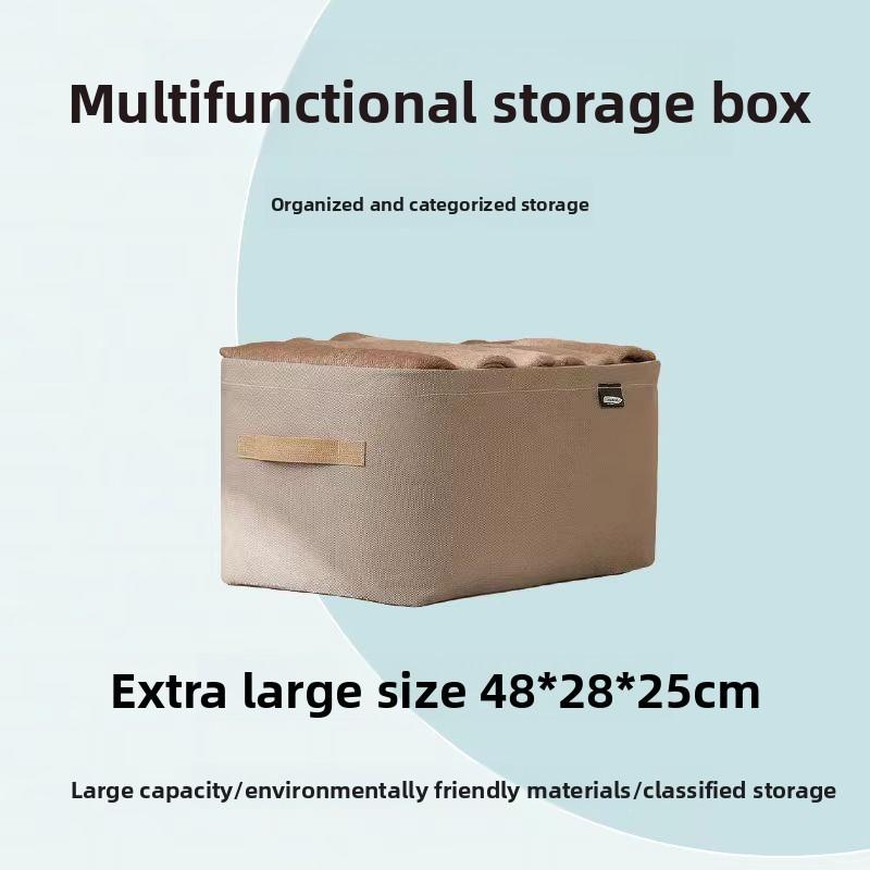 Clothes Storage Box Foldable Nonwoven Fabric With Stackable Design For Bedroom And Closet Organization