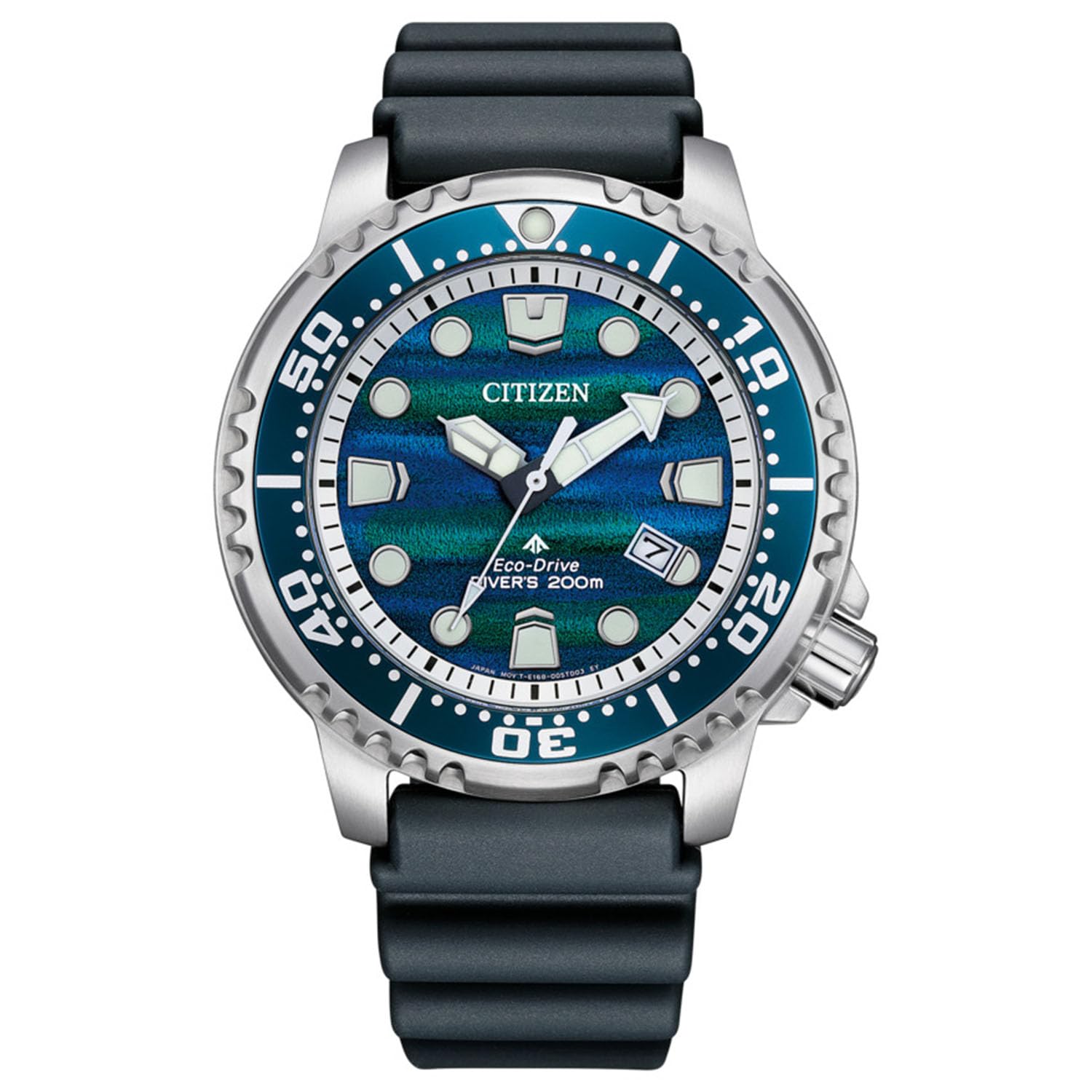 

PROMASTER Watch Watch Limited Edition Structural Color 200m Water Solar Powered MARINE Series Urethane Analog Outdoor Business Sports Blue Silver чорний