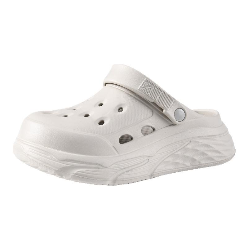 Summer hole shoes men's non-slip beach outdoor thick-soled bag head fashion versatile manufacturer
