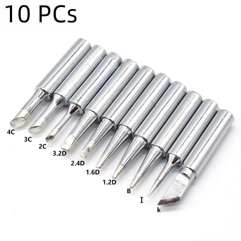 936 Soldering Iron Tips: Pure Copper Tips in 3, 5, 10, and 12-Pack Sets – Export Grade B.
