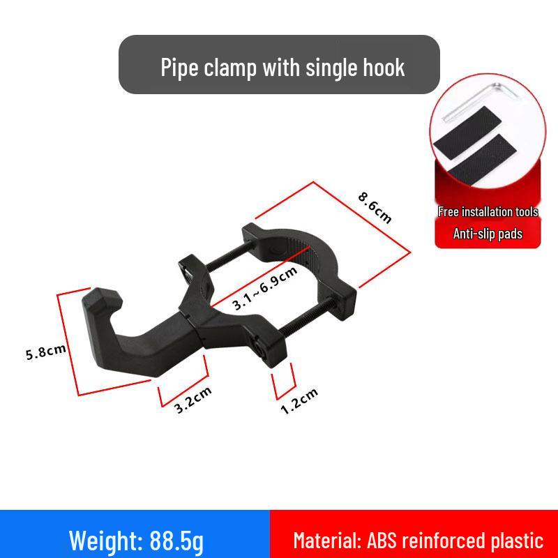 Electric Vehicle & Bicycle Anti-theft Helmet Hook Lock
