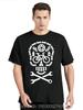 Funny Retro Oversized T-shirt For Men Clothing Fitness T Shirt Bicycle Racing Sugar Skull Bicycle Cycling Cotton Tshirt Muertos