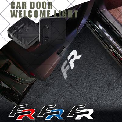 1/2Pcs For FR Logo Tarraco Ibiza Ateca Leon Born Cordoba Formentor Car HD Projector Lamp LED Auto Door Welcome Light Accessories