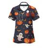 Womens V-Neck Short Sleeve T-Shirt With 3D Print Design Lightweight Breathable Casual Daily Wear
