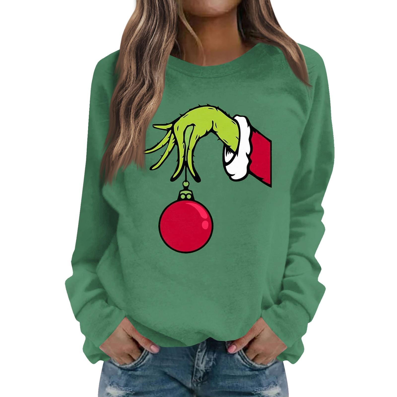 

Женская повседневная мода с графическим принтом, винтажный повседневный принт, длинный рукав, О-образный вырез, пуловер, топ, блузка XXL