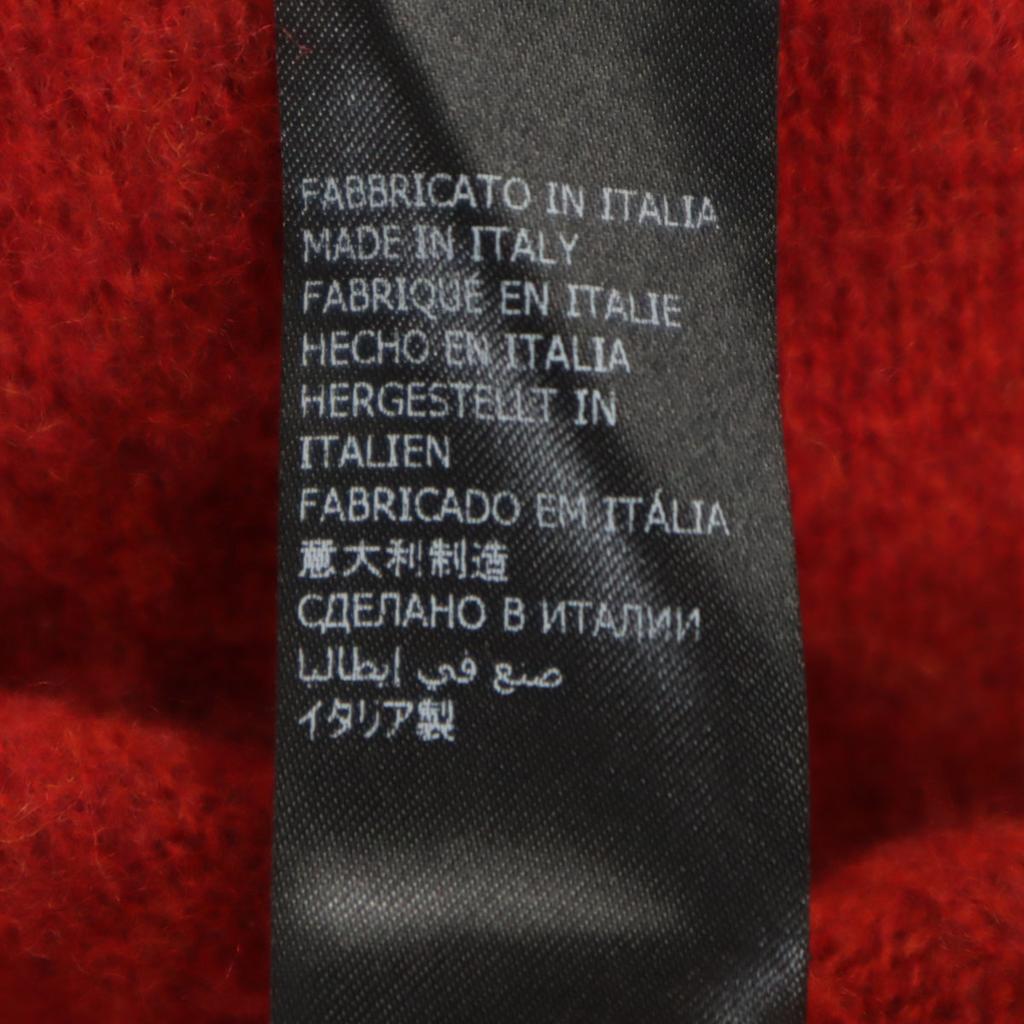 ZANONE Made In Italy 100% Wool Long Sleeve Crew Neck Sweater 54 Red Knit Men's Used