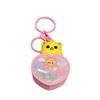 Luminous Heart Bear Keychain - Cartoon Night Light Pendant for Couples