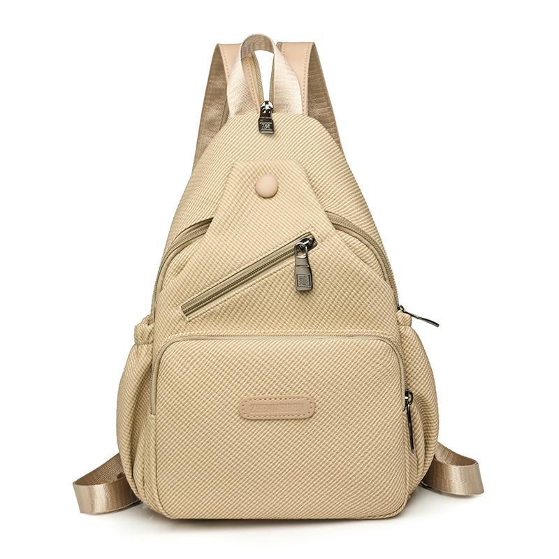 Multifunctional Lightweight Chest Bag Women's Large Capacity Shoulder Bag Commuter Backpack
