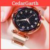 Montre à Quartz Lumineuse Numérique Ciel Étoilé à Bracelet Magnétique Pour Étudiants