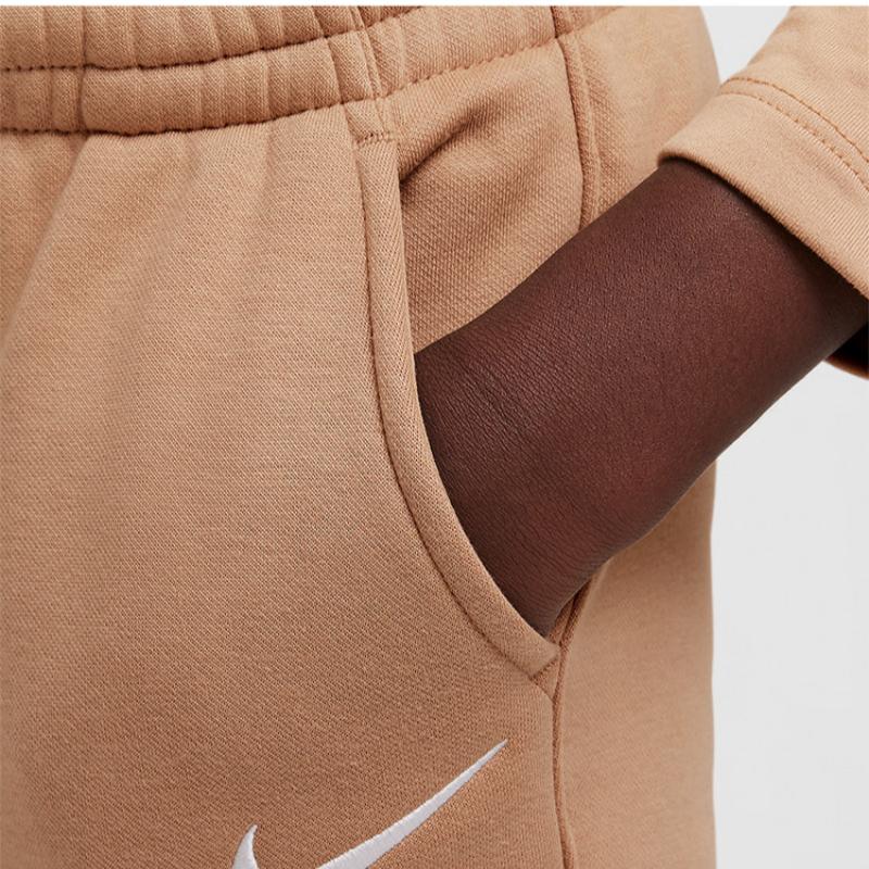 Nike Knitted Sports Pants Fashion Comfortable Soft Versatile Fleece Kids bottoms Light-Yellow IB2555-200