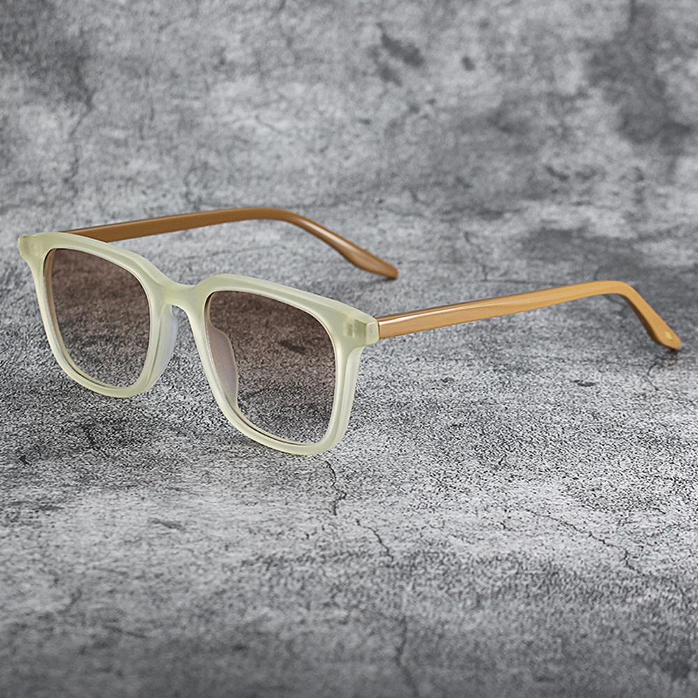 

New Men Retro Square Frame Sunglasses Classic Brand Square Retro Polarized Sunglasses Anti-Uv Men And Women S Driving Glasses зелёный