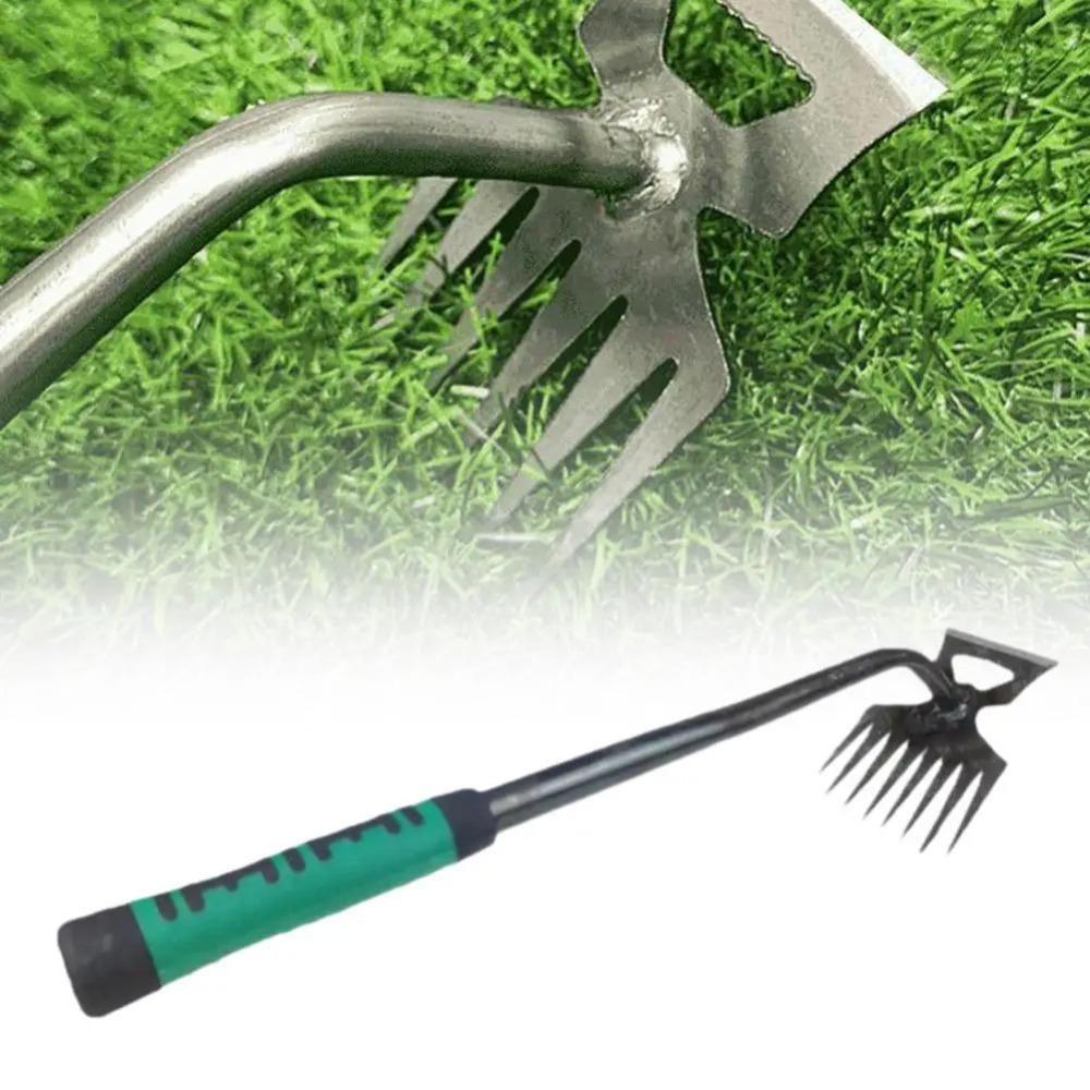 2-in-1 Gardening Hand Weeder Tool Puller Shovel Hand Weed Remover 5/6/11 Tooth for Garden Lawn Yard Hand Gardening Loose Soil