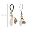 Beautifully Crafted Chalcedony Lucky Bean Pendant Accessory Offering Elegance And Practicality For All Occasion