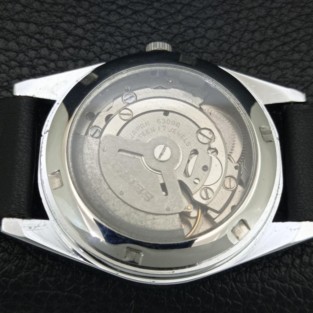 VINTAGE SEIKO 5 AUTOMATIC REFURBISHED JAPAN MENS WHITE DIAL WATCH a444285-1