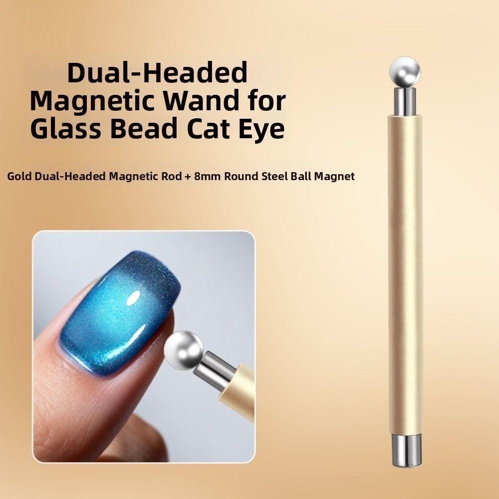 Dual-purpose Nail Magnetic Stick Double Headed Large Magnetic Pen for Manicure Magnetic Tools