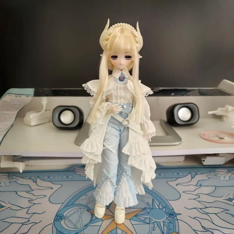 Come4free Mitian 4th Gen Feather Mist Poem Series 1/6 Rooted Hair Bjd Blind Box Articulated Doll Gift For Fans Desk Decor