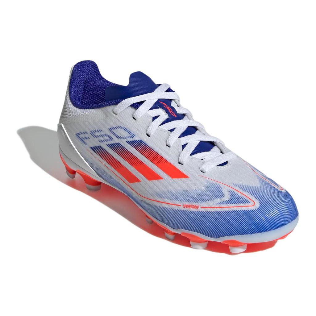 Adidas Adizero F50 League MG J Advancement Pack Kids Sneakers White Cloud-White Solar-Red IF1370