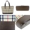 Used BURBERRY Tote Bag canvas/leather beige Brown Nova Check