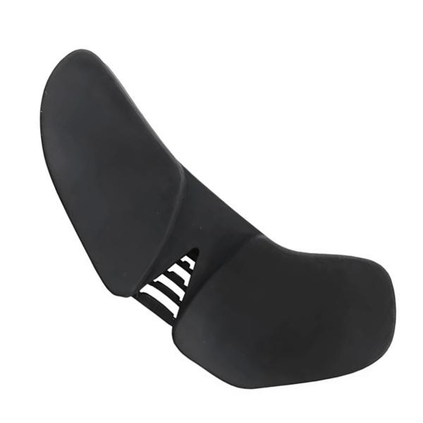 Ergonomická černá silikonová podložka pod myš pro praváky s opěrkou zápěstí - Plastový materiál