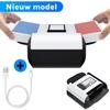 ShopWise Rechargeable Automatic Card Shuffler - Quiet - 2 Modes (auto/manual) - Compact & Compatible Poker
