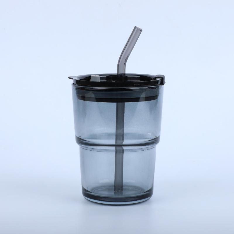 Bambusbecher Kreativer Wasserbecher Heim Glasbecher Büro Isolierter Strohbecher Ins Stil Große Kapazität Kaffeetasse